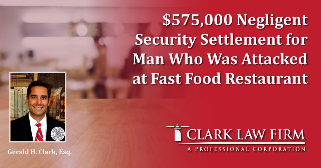 575,000 Negligent Security Settlement in New Jersey Clark Law Firm